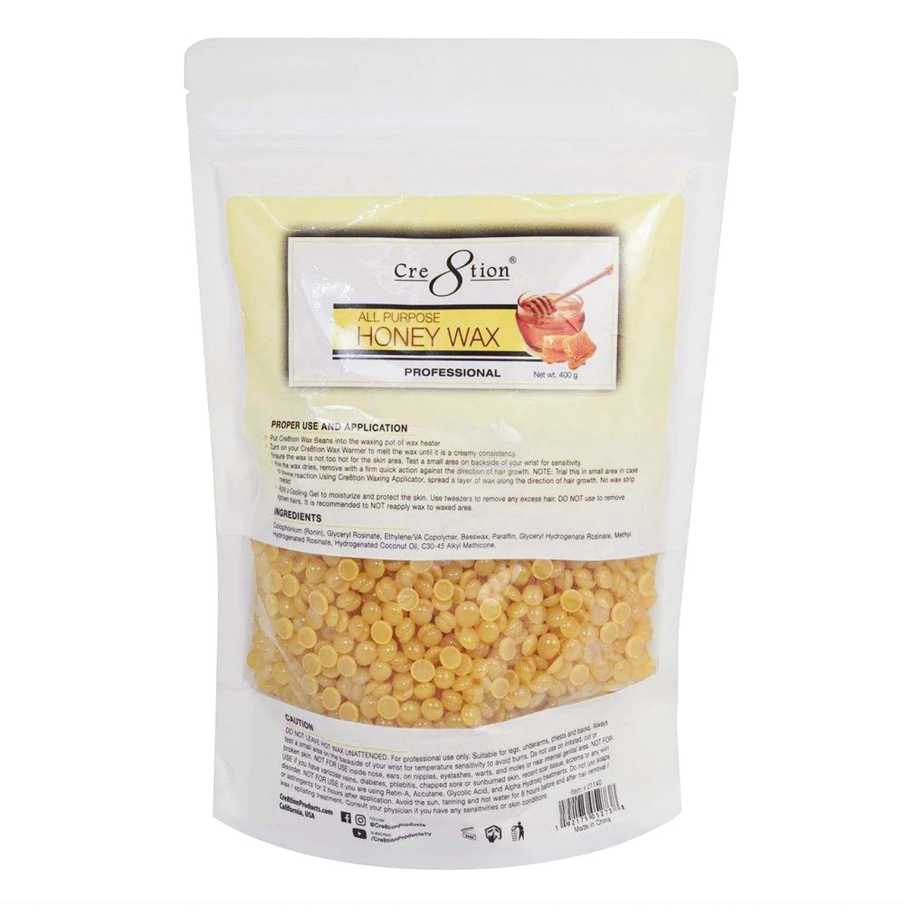 Cre8tion - All Purpose Honey Wax (Hard Wax Beads)